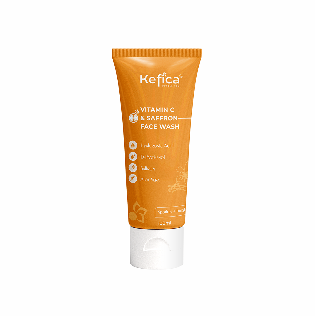 Vitamin C Face Wash with Saffron, Hyaluronic Acid & Aloe Vera