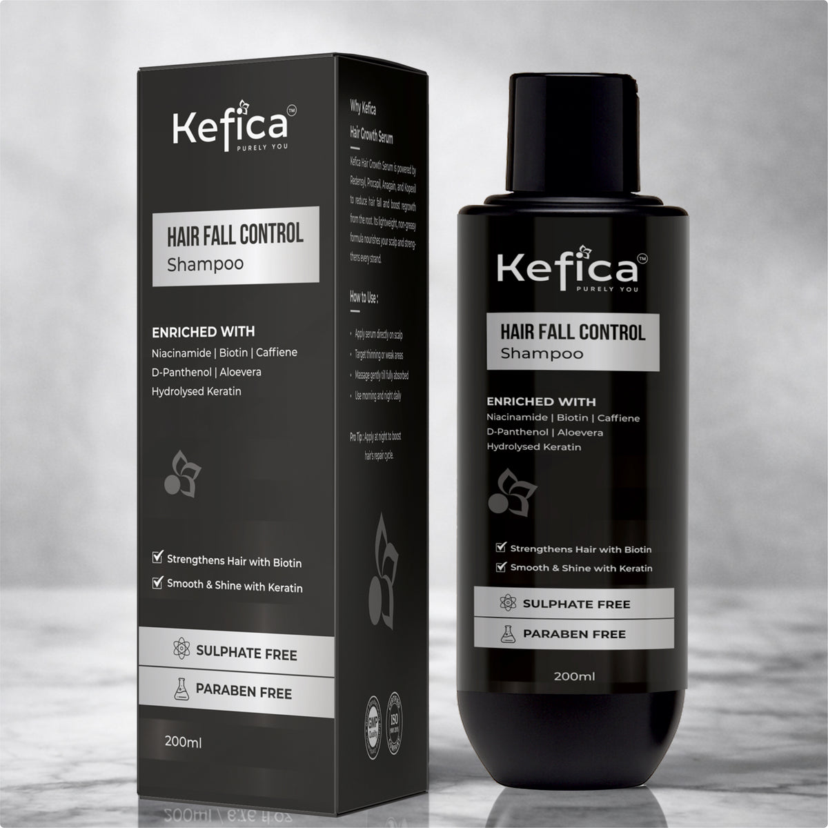 Hair Fall Control Shampoo | Biotin, Caffeine & Keratin