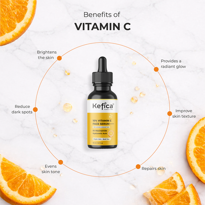 Vitamin C Serum 10% with Niacinamide & Hyaluronic Acid