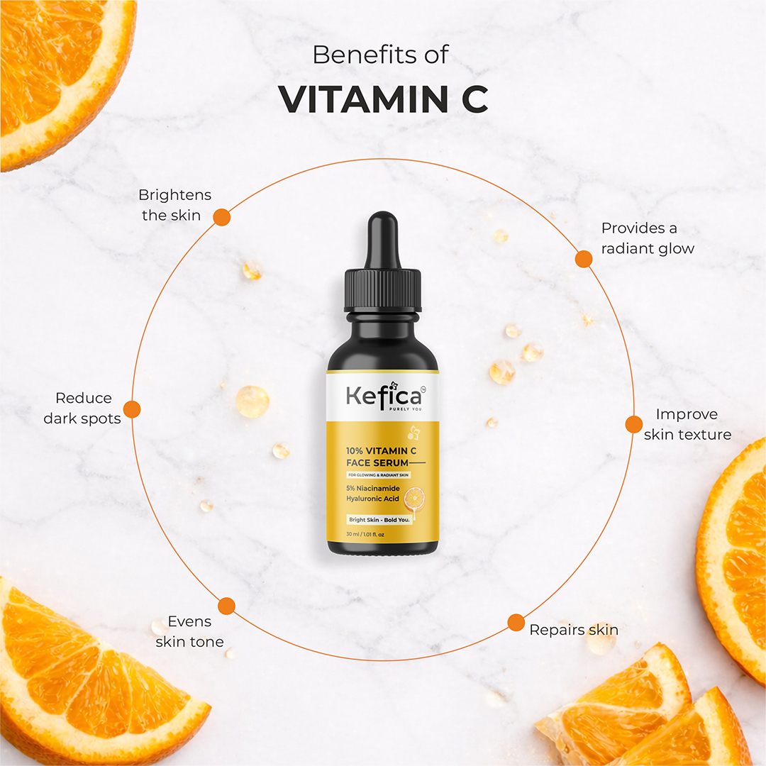Vitamin C Serum 10% with Niacinamide & Hyaluronic Acid