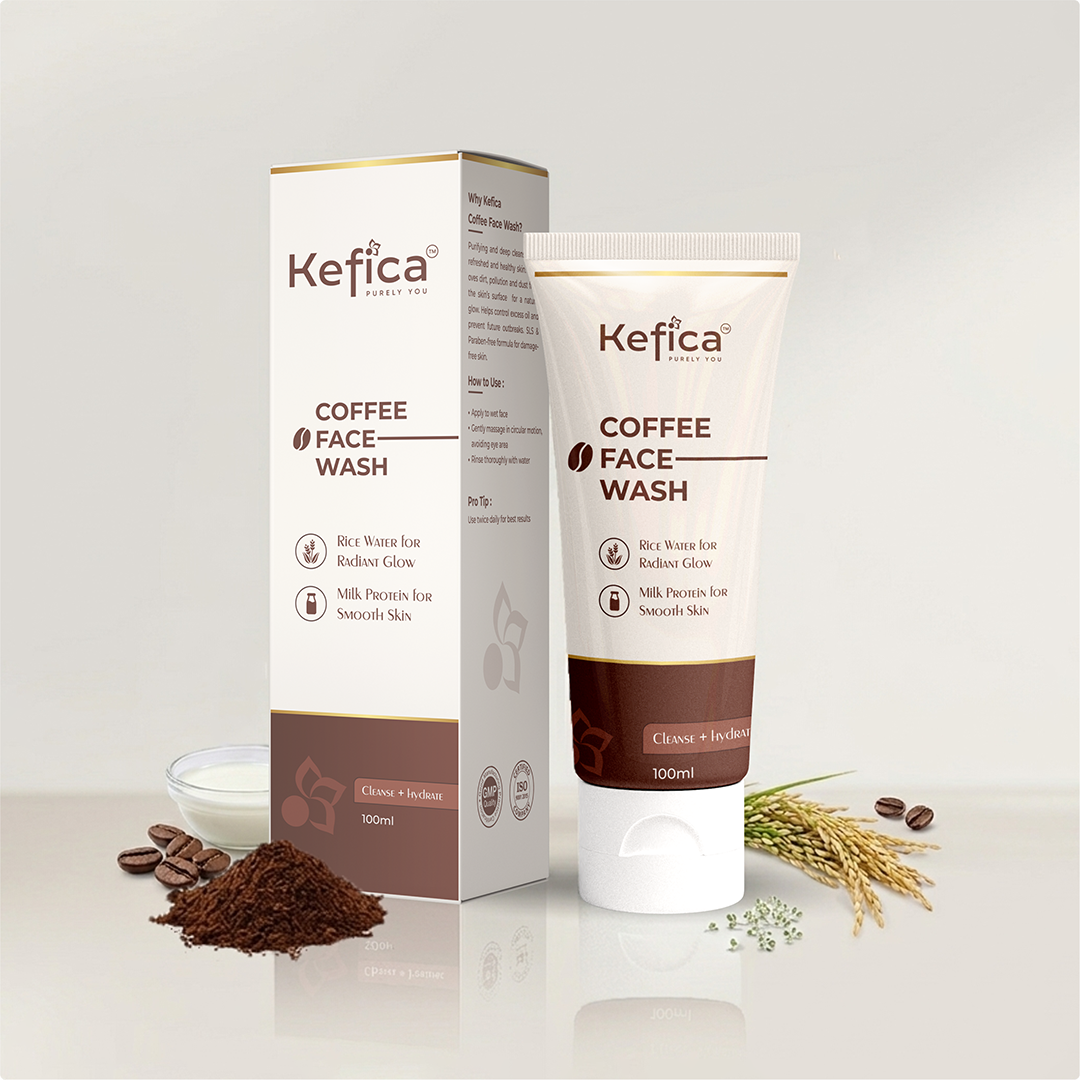 Coffee Face Wash with Rice Water & Milk Protein
