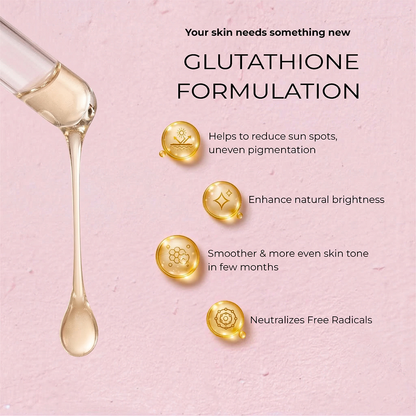 Glutathione & Kojic Acid Face Serum for Radiant Skin
