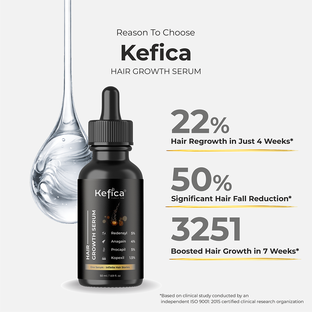 Hair Growth Serum with Redensyl, Anagain, Procapil & Kopexil