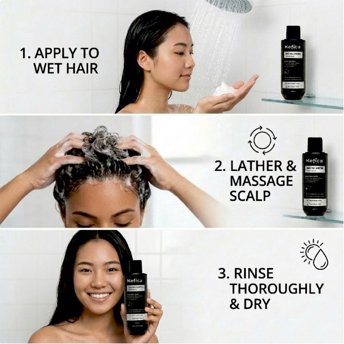 Hair Fall Control Shampoo | Biotin, Caffeine & Keratin