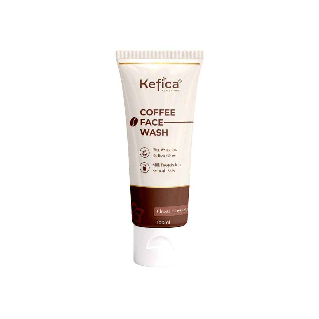 Coffee Face Wash with Rice Water & Milk Protein