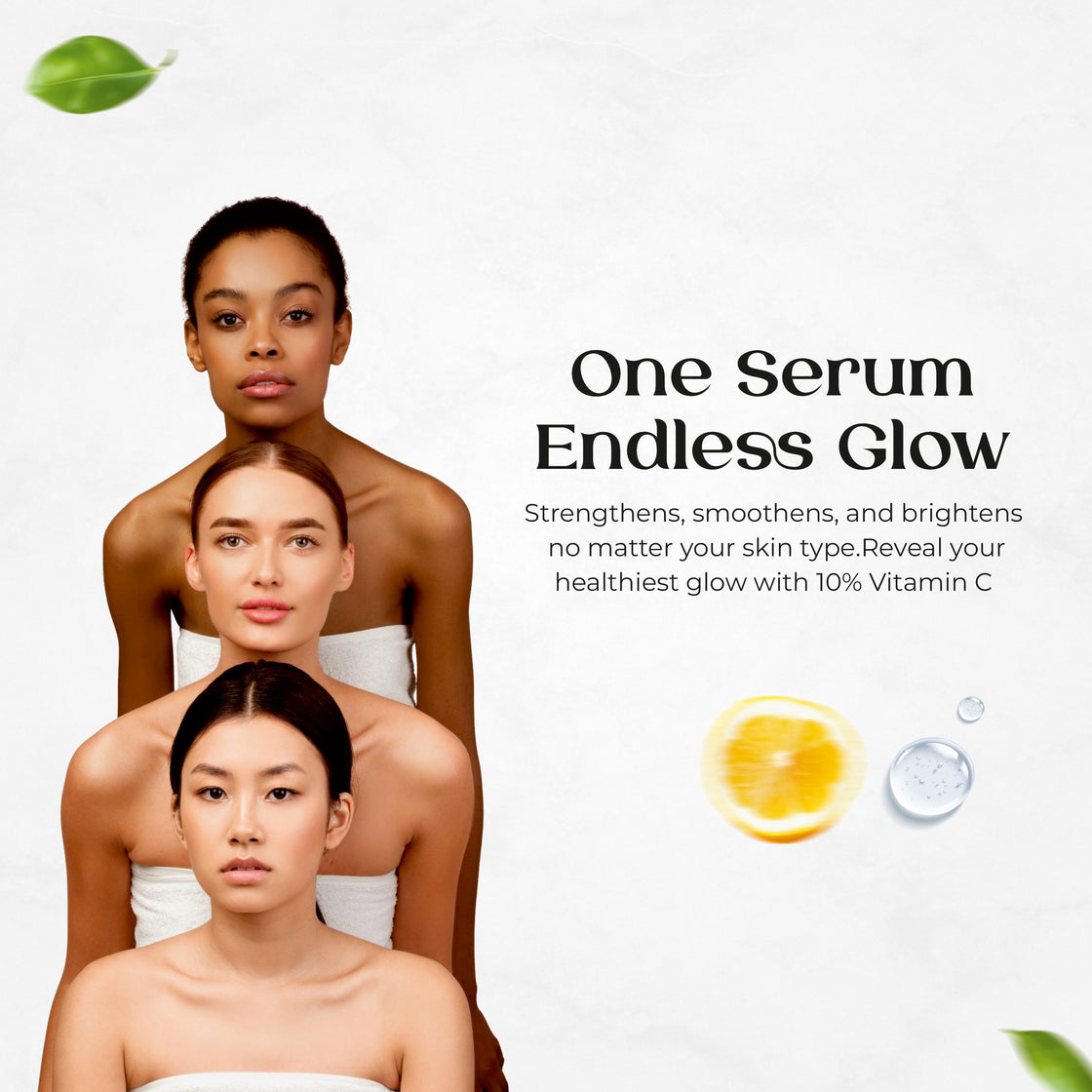 Coffee Face Wash 100ml + Vitamin C Face Serum 30ml | Glow Boosting & Hydrating Skincare Combo