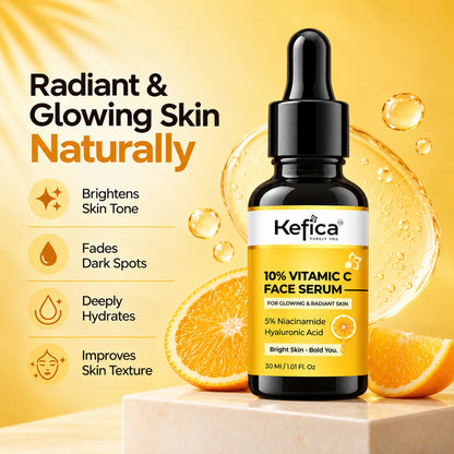 Vitamin C Serum 10% with Niacinamide & Hyaluronic Acid