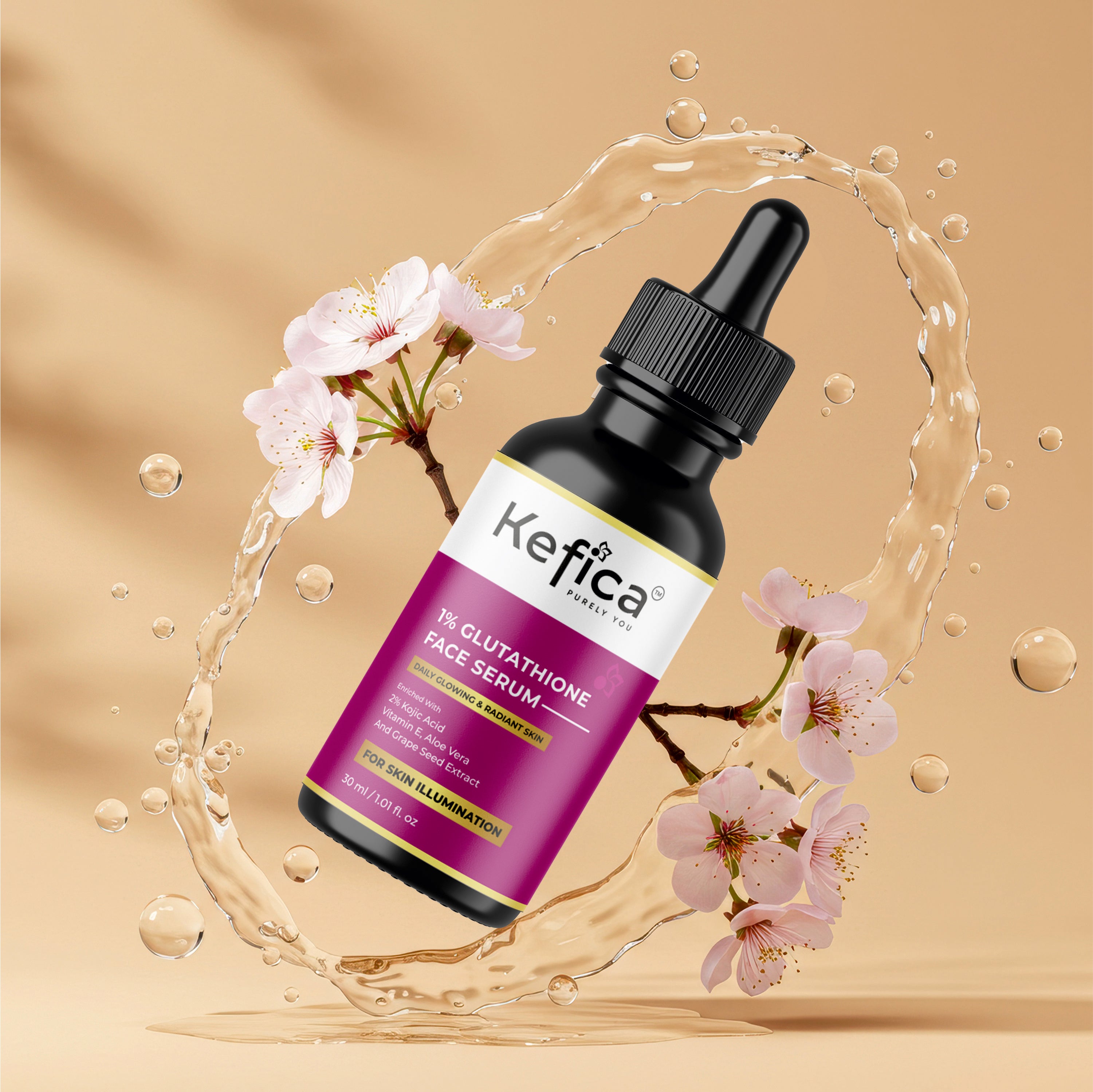 Kefica 1% Glutathione Face Serum by Staple Pharmaceuticals - 30 ml